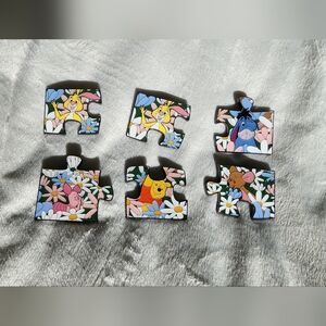 Disney Puzzle Pieces With Pooh Characters